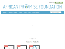 Tablet Screenshot of africanpromisefoundation.org